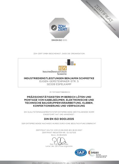 DIN EN ISO 9001 Zertifikat-1